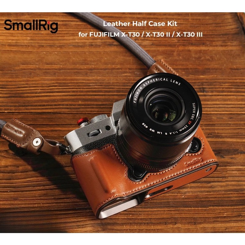 Fujifilm Camera X-T30 Ii - SmallRig Kit Mezza Custodia in Pelle