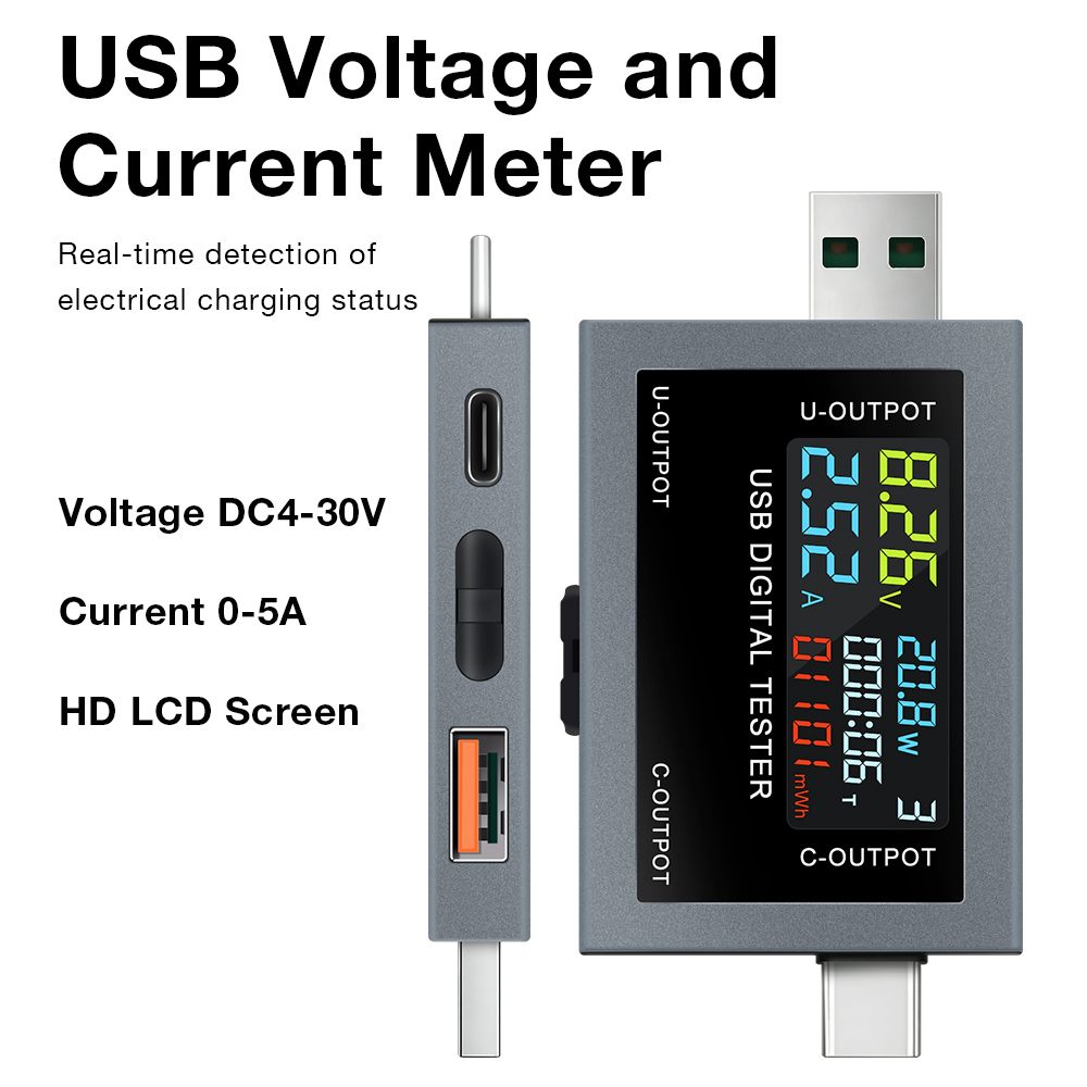 Usb Ammeter Tester - Tester di Carica USB Type-C DC