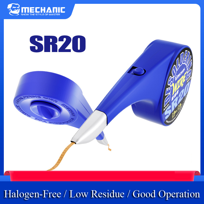 Solder Wick Braid - MECCANICO SR20 Dissaldatura Filo 1.0/1.5/2.0/2.5/3.0/3.5mm Saldatura