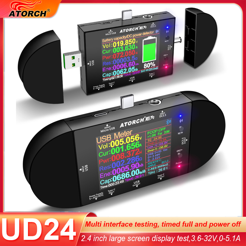 Tester USB UD24 da 2,4 Pollici - Usb Ammeter Tester recensione e prezzo