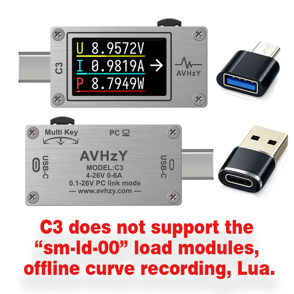 AVHzY USB 3.1 Misuratore di po - Usb Ammeter Tester recensione e prezzo