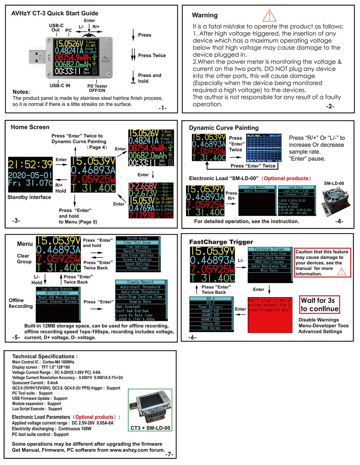 AVHzY USB 3.1 Misuratore di po - Usb Ammeter Tester recensione e prezzo