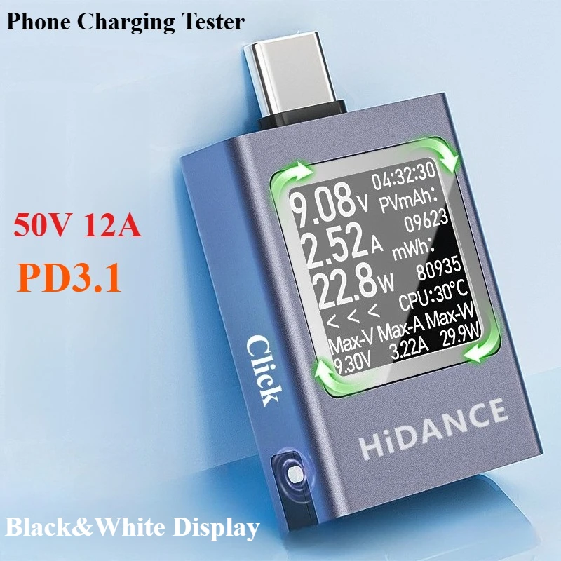 13 in 1 DC 4.5-50V 0-12A Displ - Usb Ammeter Tester recensione e prezzo