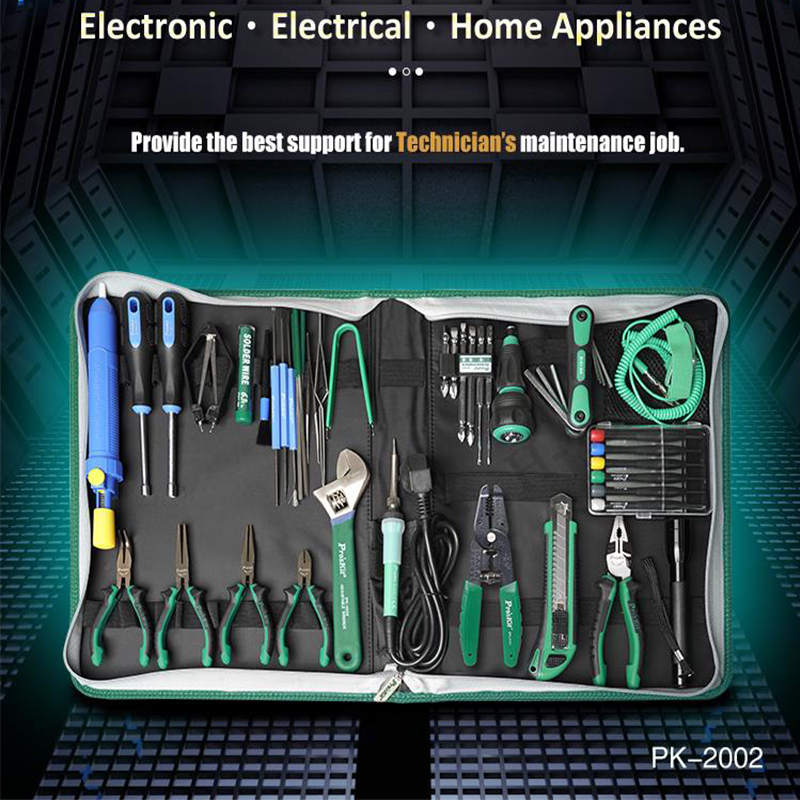 52Pcs Pro'sKit PK-2002B Home E - Electronic Repair Tutorial recensione e prezzo