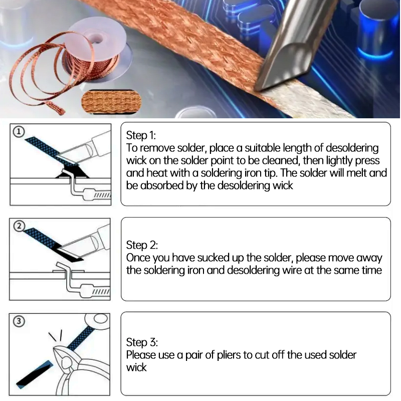 Filo Dissaldante in Rame da 1. - Solder Wick Braid recensione e prezzo